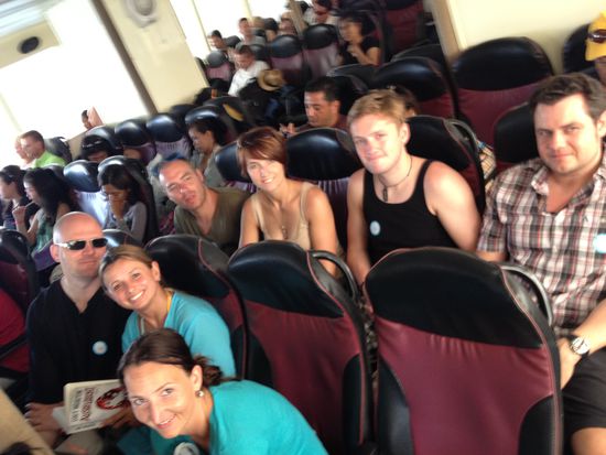 Die Überfahrt ist absolut entspannt und wie auf Schienen.