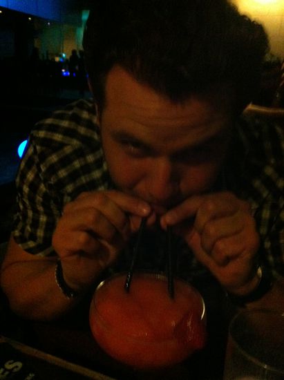 Cocktails verschlungen - nach Georg's Motto: Mit zwei geht's schneller 