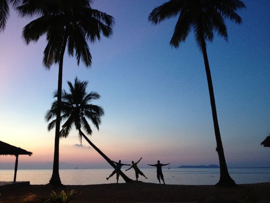 Nach dem Posing geht's zum