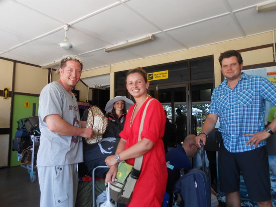 Warten auf unseren Free Pick up Service