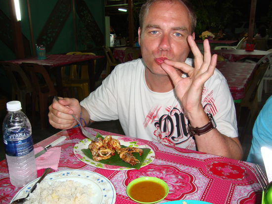 A Feinerle hat der Markus auf'm Teller...