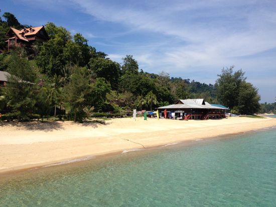 Von hier aus sind wir mit