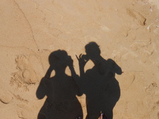 Simone und Christine (oder besser gesagt...Lucky und Luke) haben dann Fotos von uns gemacht.