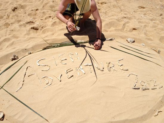 Eine Stunde später und frisch gestärkt, muss nur noch die Deko gemacht werden.
