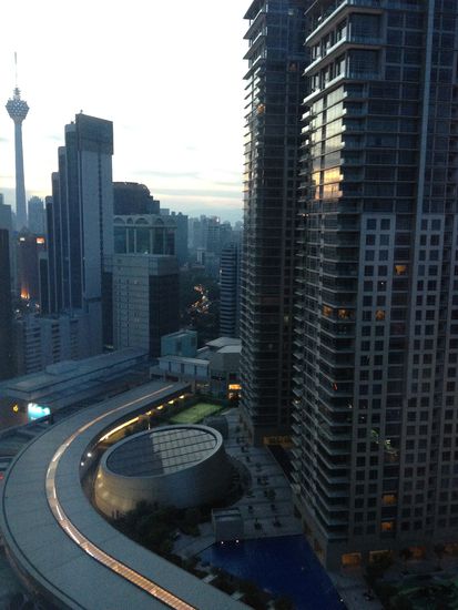 Auch der Fernsehturm (KL Tower) ist zu sehen!