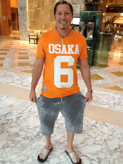 Pitsch, patsch, jetzt bin i nass! Und das nach 10 Metern...