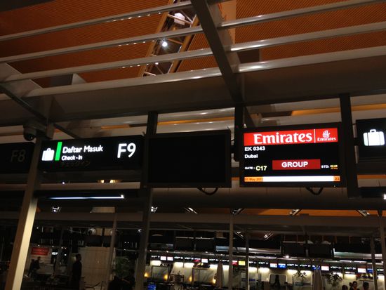 Jetzt geht's erst mal wieder nach Dubai (Flug 10 von 11), bevor wir in München landen.