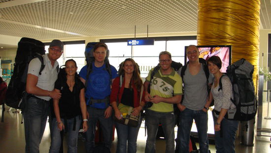 Ankunft in Shanghai kurz vor der Transrapidfahrt.