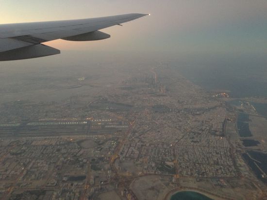 Dubai von oben...
Kurzer Aufenthalt und weiter gehts nach Hongkong