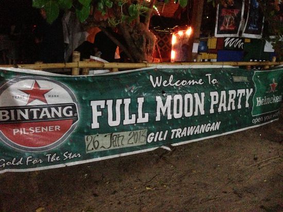 Am Abend ging es dann auf die Full Moon Party