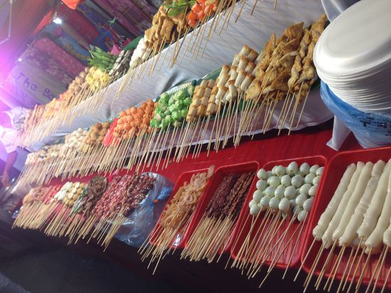 Allerlei Essensspieße... Wir aber haben uns für