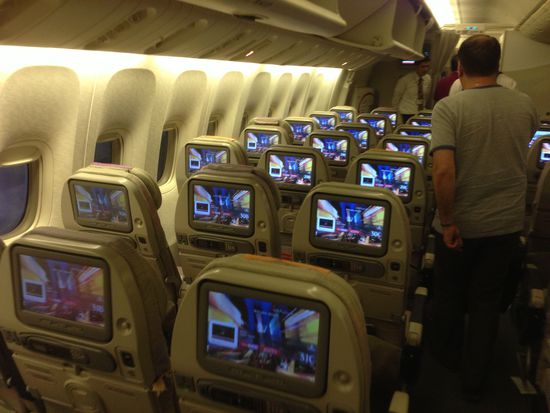 Sicher in Dubai gelandet, geht's schon wieder weiter mit der letzten Etappe nach München.