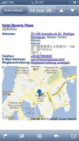 Nur zur Info bezüglich der Lage des Hotels: Zentraler geht es kaum...
Außer ich schlafe auf der "Insel im Kreisverkehr"   