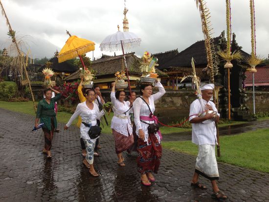 Wegen dem plötzlichen Regen sind wir fast alleine 