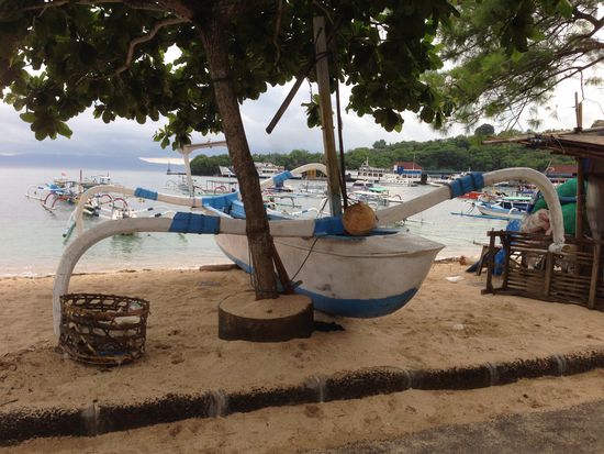 Die "Kraken" = die typischen Boote von Indonesien