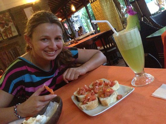 hmmm, lecka, Bruschetta... das gibt es auch hier in Indonesien