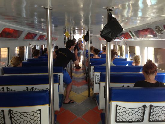 Das Boot sieht von innen sehr ordentlich aus