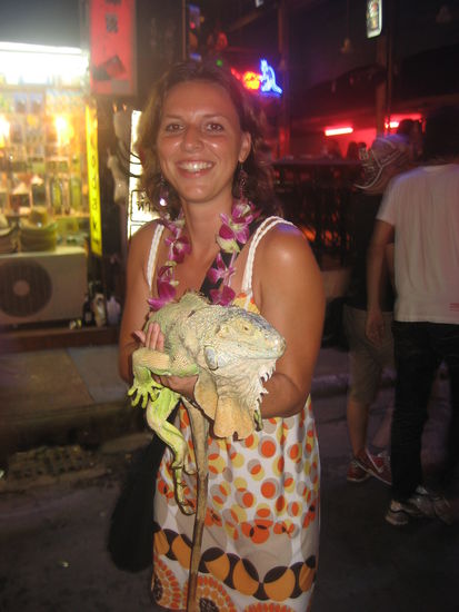 in Phuket - sieht man, dass mir das nicht grad geheuer ist? 