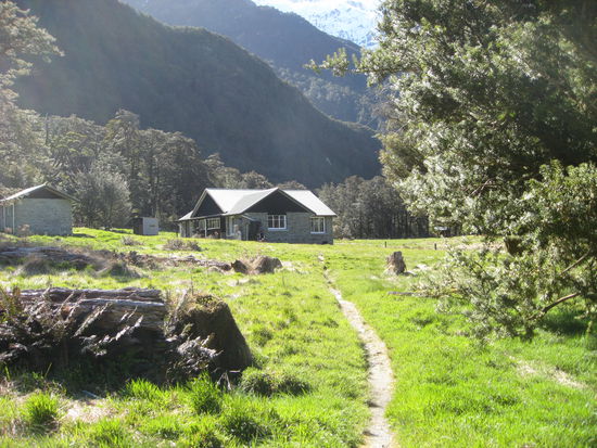 Aspiring Hut - unser Huette zum Uebernachten