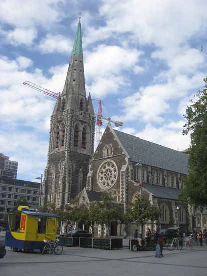 Cathedral Square in Christchurch