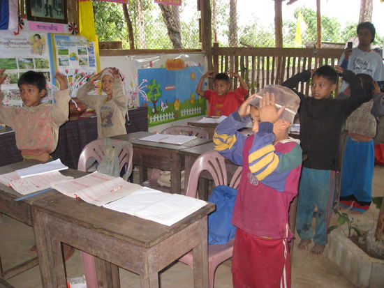 Schule im Karen Dorf