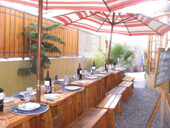 unser Weihnachts-Tisch in Iquique