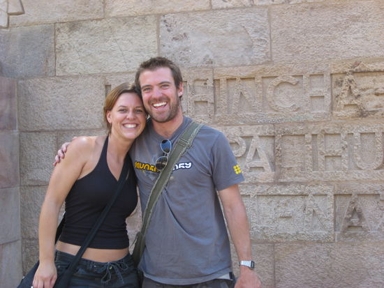 Ich und Colin aus Irland