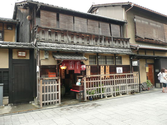 Strasse in Gion