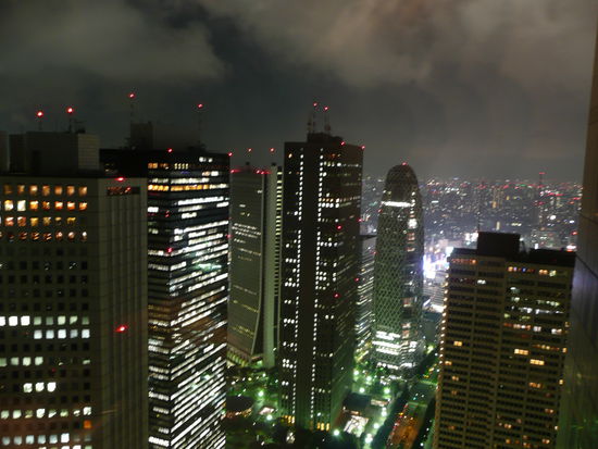 Blick vom Rathaus auf West-Shinjuku