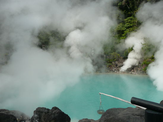 blaue "Hoelle", die auch zum Eierkochen missbraucht wird