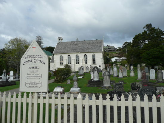 aelteste Kirche in Neuseeland steht in Russell