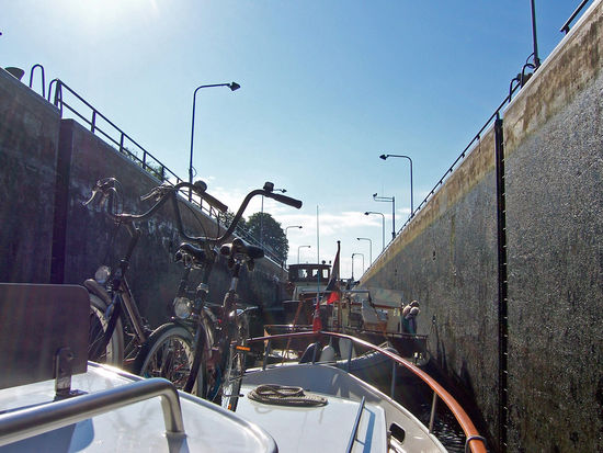 hier sind die Schleusen gut voll