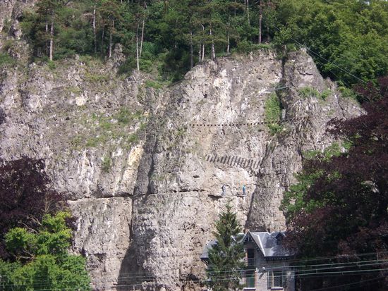 hier wird geklettert