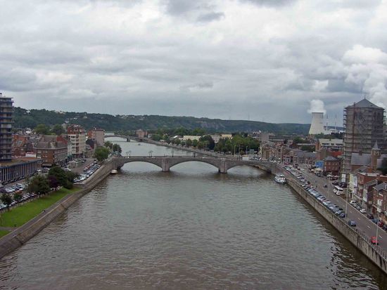 Huy von der Seilbahn aus