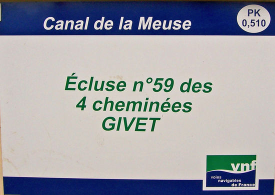 der neue Name des Canal de l’Est ist Canal de la Meuse
