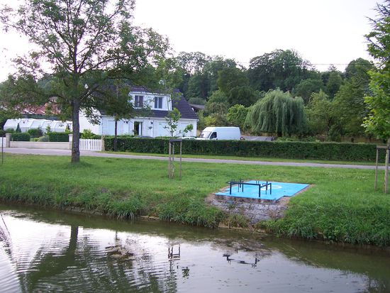 ein Angelplatz für Rollstuhlfahrer
