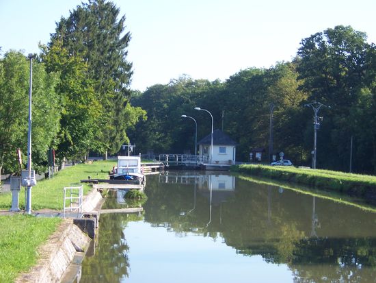 Schleuse 1 im Saar-Kanal