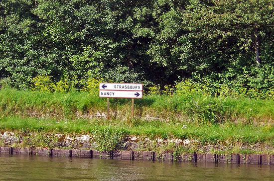 ok, wir biegen ab nach steuerbord, Richtung Nancy