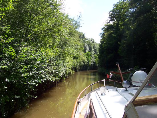 die Scheitelhaltung des Vogesenkanals