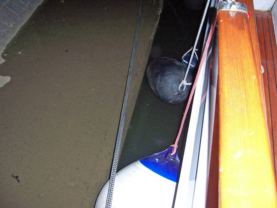 das Hochwasser kommt