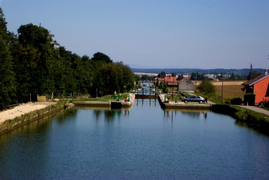 die Schleusentreppe ins Elsass