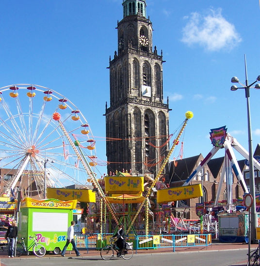 Auf dem Groote Markt in Groningen ist immer was los