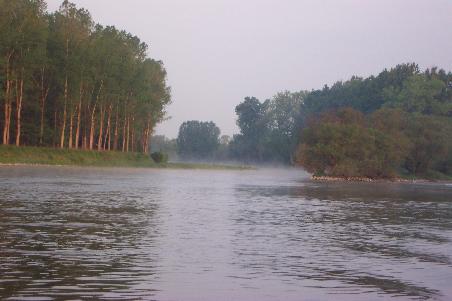 die Isar am Morgen