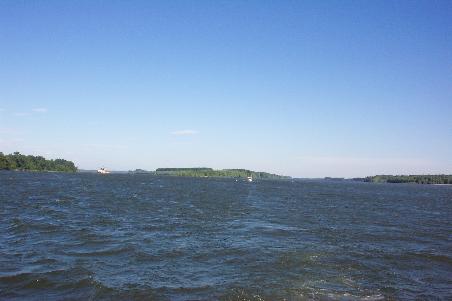 die Donau wird immer breiter