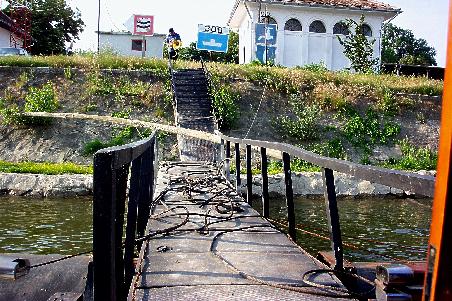 der Steiger in Calafat hat schon bessere Tage gesehen