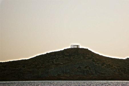 Kap Sounion mit dem Tempel des Poseidon