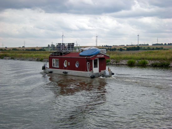 was einem alles so begegnet auf dem Kanal