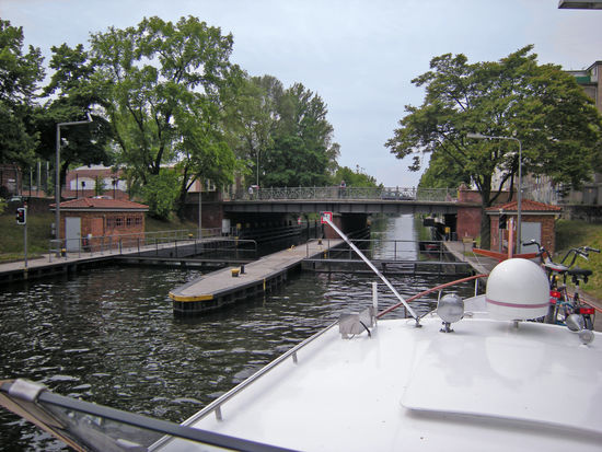 die Oberschleuse im Landwehrkanal