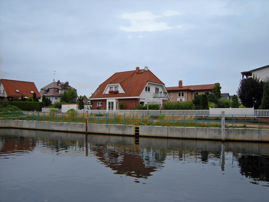 der Anleger Eberswalde unterhalb der Schleuse