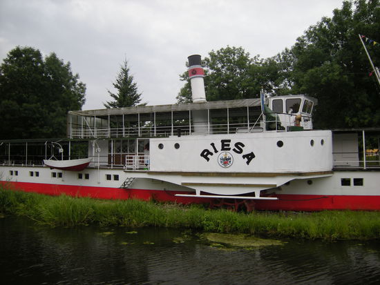 Dampfschiff Riesa ist heute ein Museum